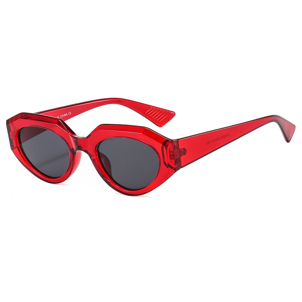 Dame trendy Cat-Eye solbriller Luvikno