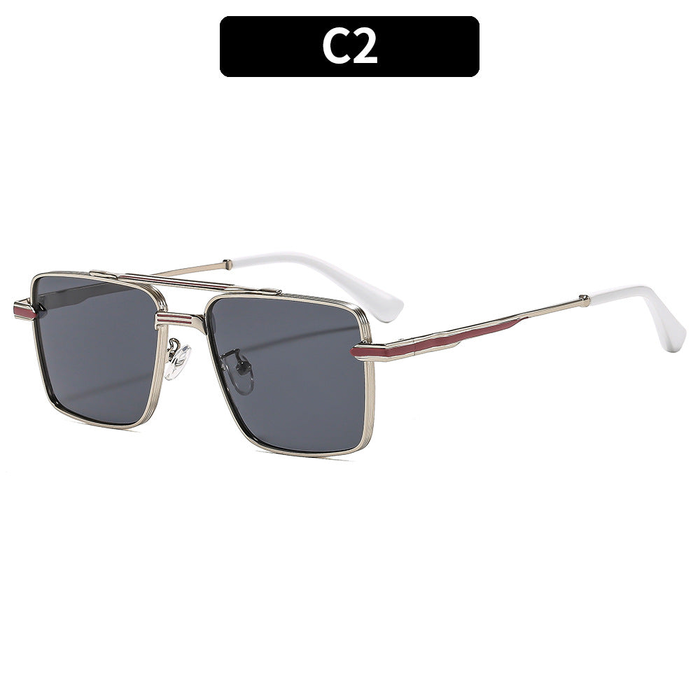 Dame futuristisk kvadratisk solbrille Luvikno