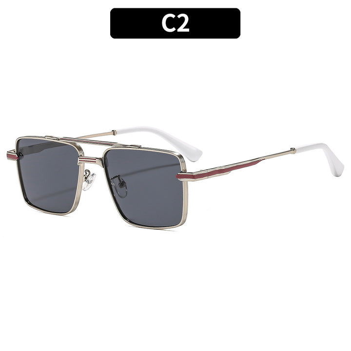 Dame futuristisk kvadratisk solbrille Luvikno