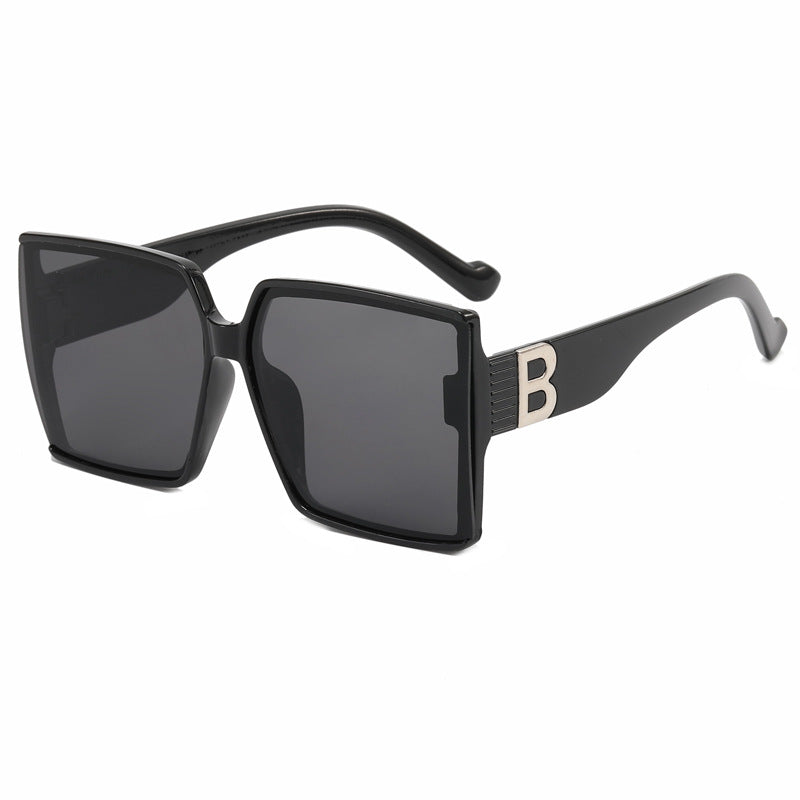 Dame Overdimensjonert Solbrille med luksuriøs Detalj Luvikno