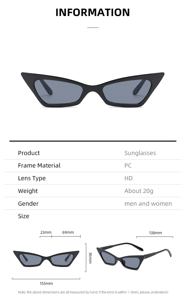 Dame moter Cat-Eye solbriller Luvikno