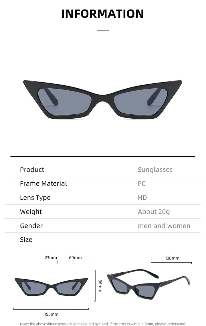 Dame moter Cat-Eye solbriller Luvikno