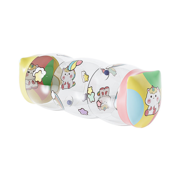 Dame Inflatable Play Tube med Fargerike Dyremønstre Luvikno
