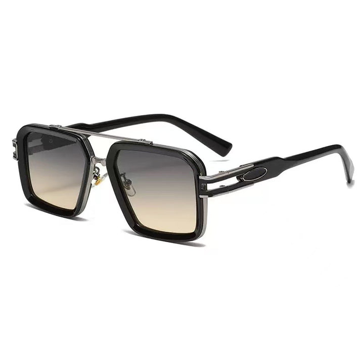 Dame moterik solbrille med stilige kvadratiske rammer Luvikno