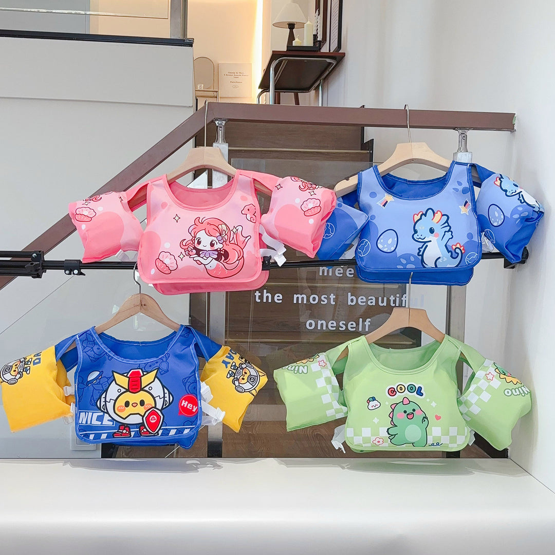 Unisex oppustbar svømmehjelp med søtt design Luvikno