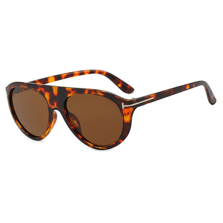 Damen Cat-Eye solbriller med beskyttende UV-filter og speilbelagte linser Luvikno