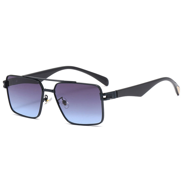 Dame designer solbrille med ekstravagant metallramme Luvikno