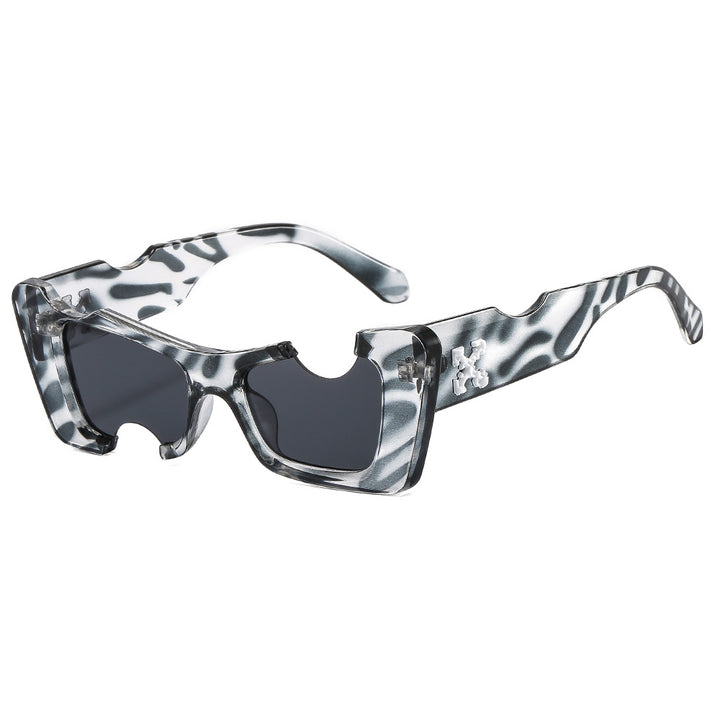 Dame futuristisk designer solbrille Luvikno