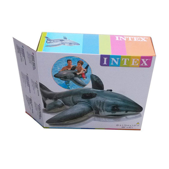 Dame Inflatable Shark Swim Ring Luvikno