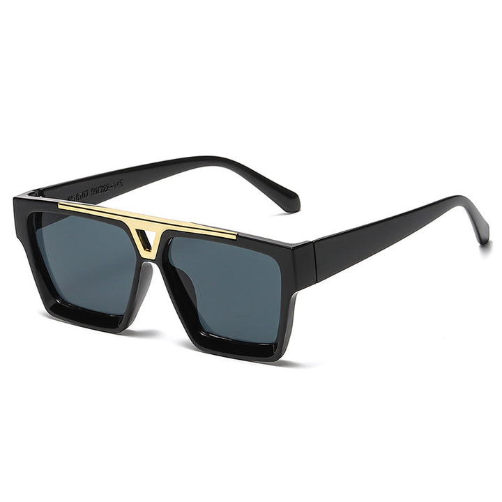 Dame oversized solbriller i stilfullt skilpadde-design Luvikno