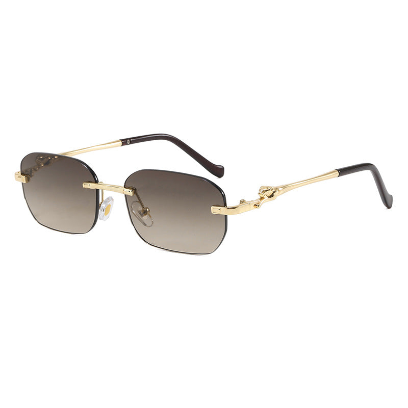 Dame elegant moteriktig solbrille i innovativ unisex-stil Luvikno