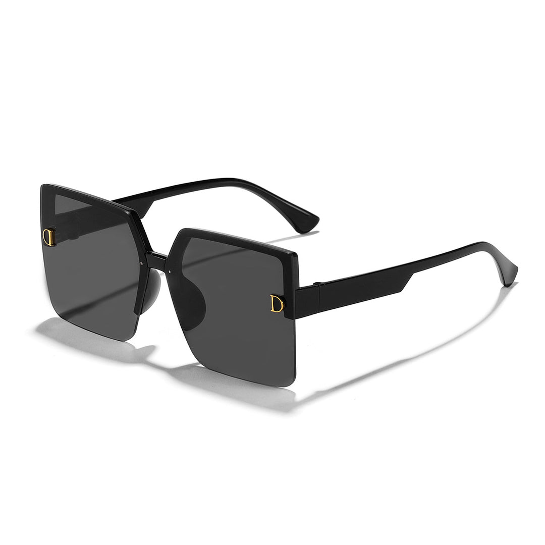 Dame kvadratisk solbrille med elegant gradient Luvikno