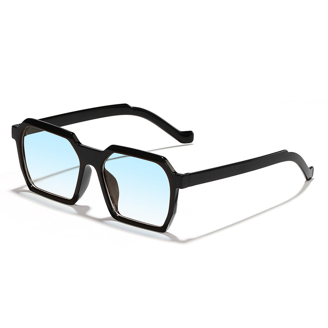 Dame moterik solbrille med innovativt åttekantet design Luvikno