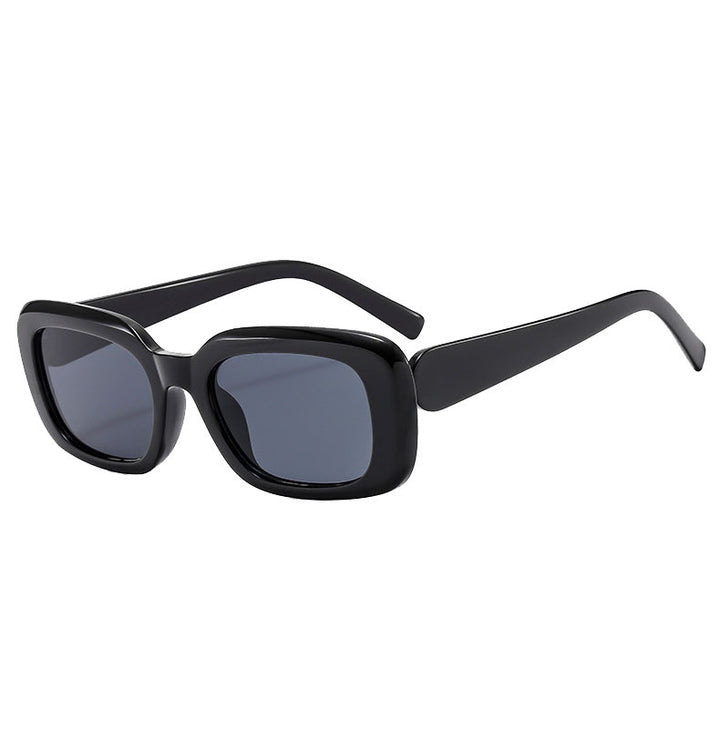 Dame Modis avslappet firkantet solbrille med bred ramme og UV-beskyttelse Luvikno