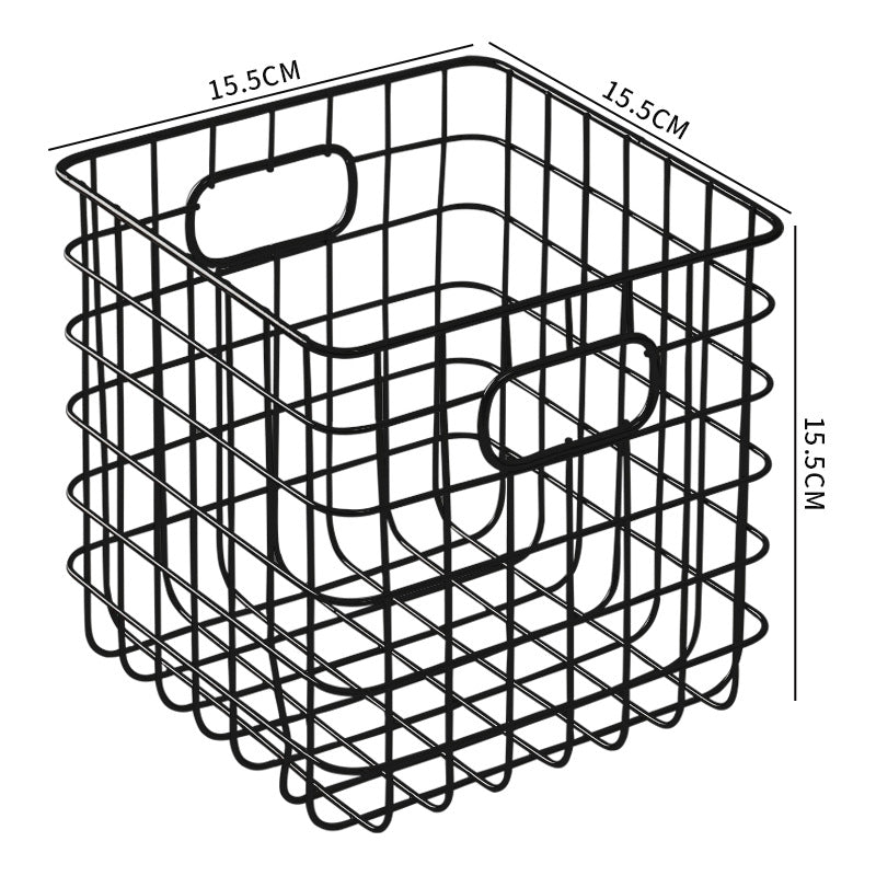 Unisex trådinndelingskurv med ergonomiske håndtak Luvikno