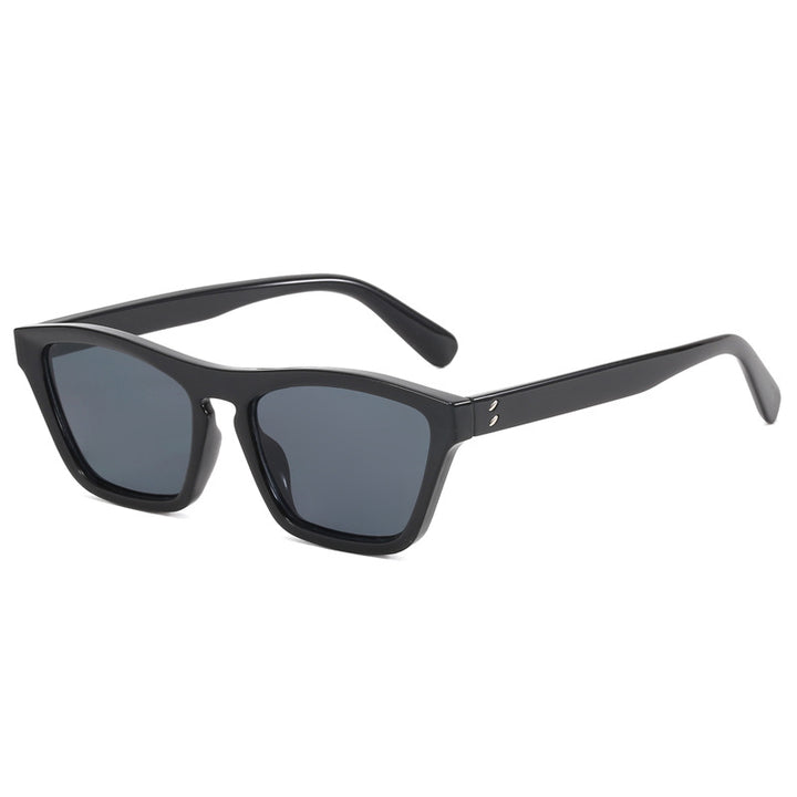 Dame chic solbriller i trendy geometrisk design Luvikno