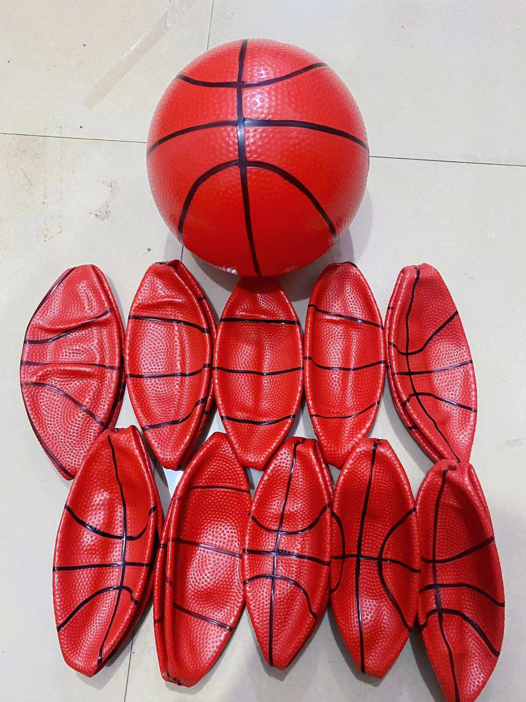 Unisex basketball med sklisikker overflate Luvikno