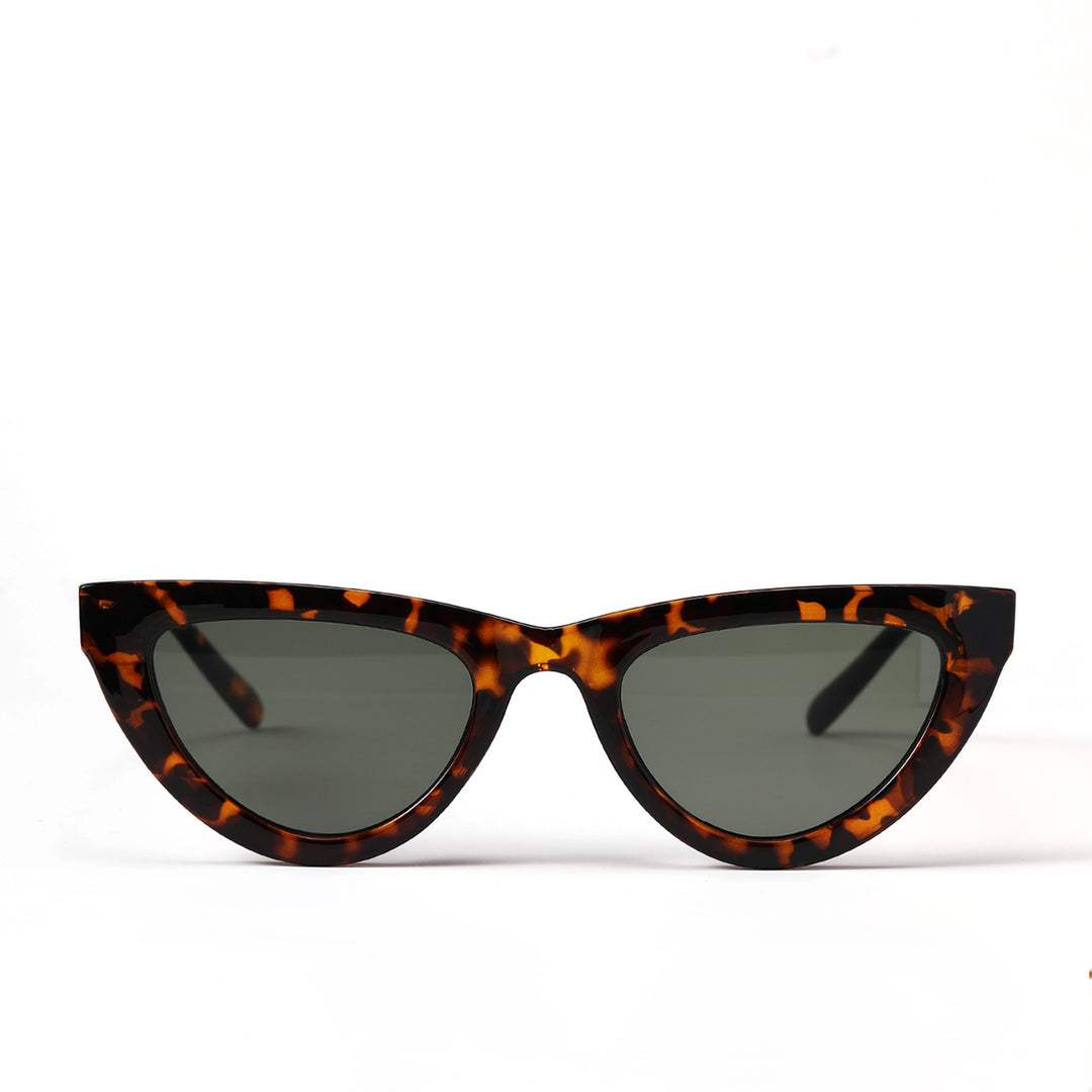 Dame Cat-Eye solbriller med moderne og lett ramme Luvikno