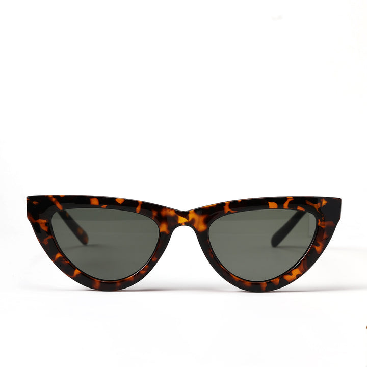 Dame Cat-Eye solbriller med moderne og lett ramme Luvikno