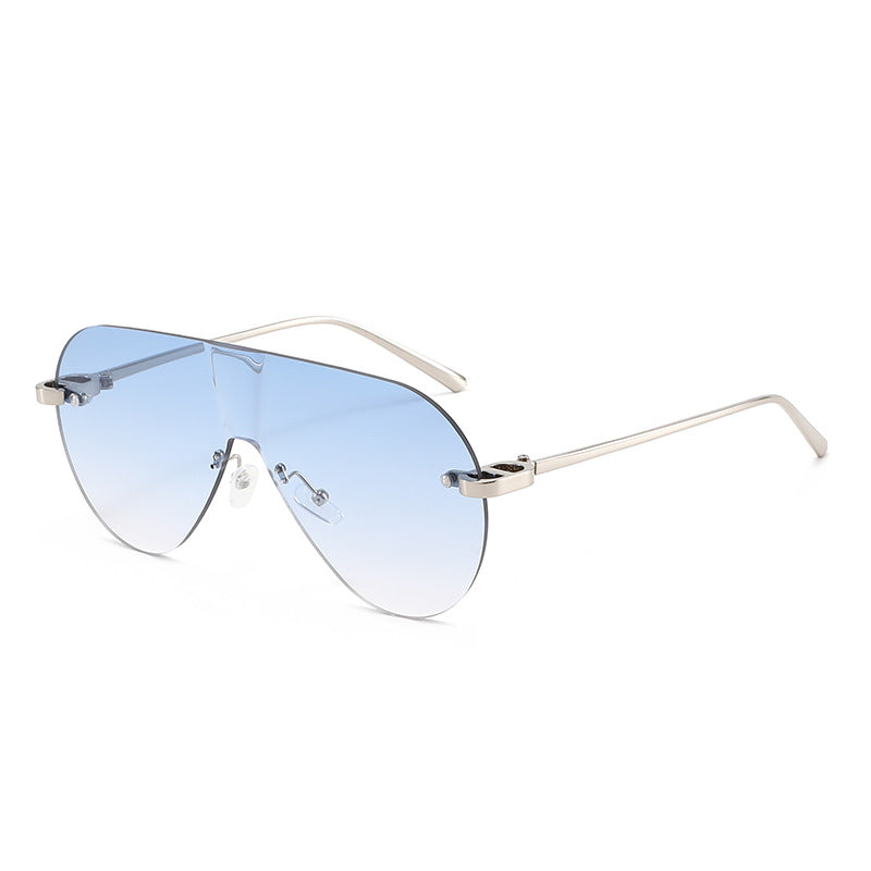 Dame Oversized solbriller i moderne aviator-stil Luvikno