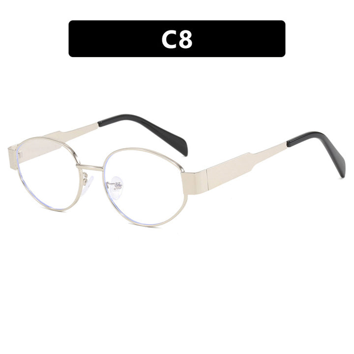 Dame moteriktig solbrille med innovativt geometrisk design Luvikno