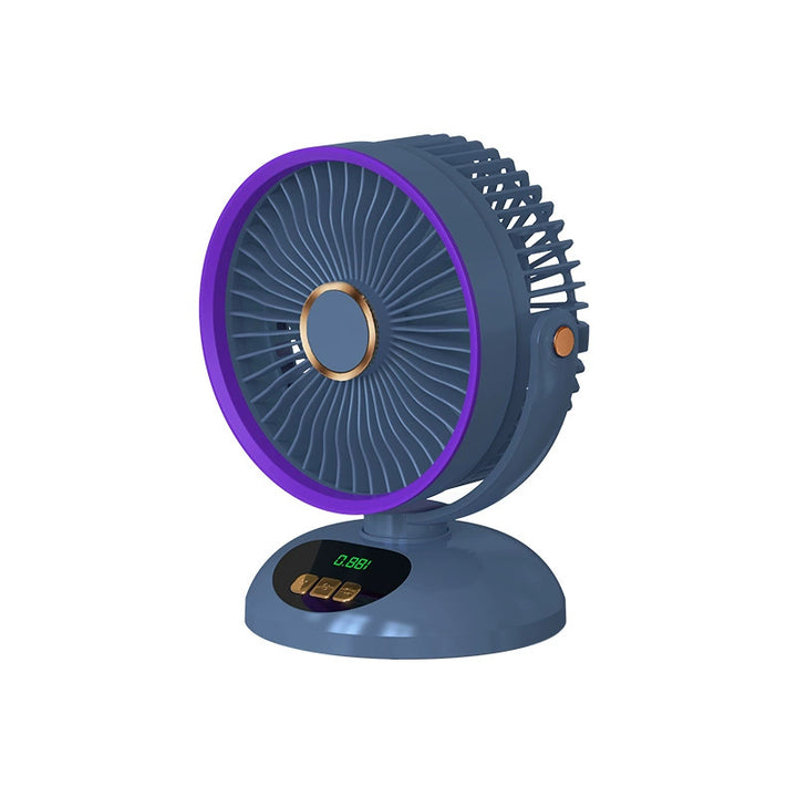 Unisex Bærbar Turbo-Ventilator med digital skjerm Luvikno