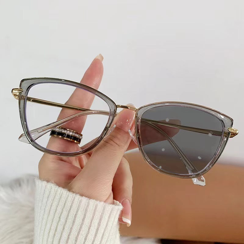 Damer moteriktig Cat-Eye solbrille med UV-beskyttelse og ergonomisk design Luvikno