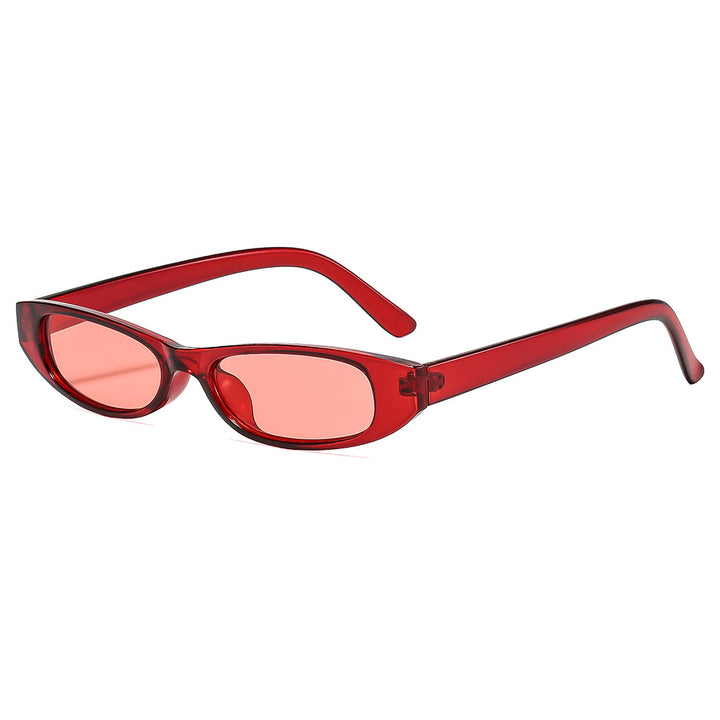 Dame trendy Cat-Eye solbriller i minimalistisk design Luvikno
