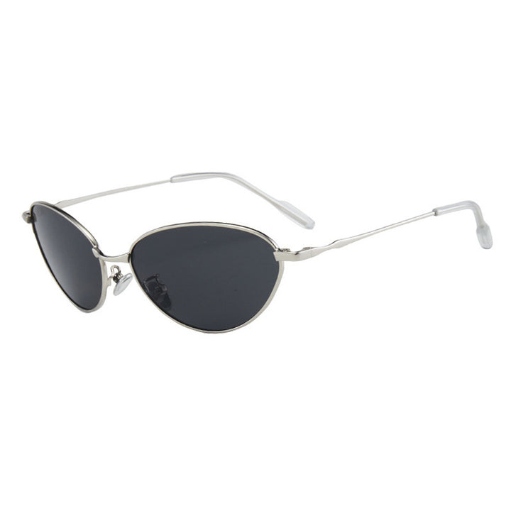 Dame fashionable solbriller i elegant oval design Luvikno