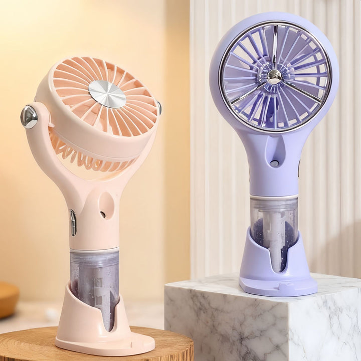 Damen bærbar sprayvifte med ergonomisk design og USB-tilkobling Luvikno