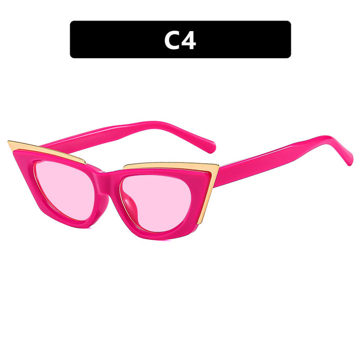 Damer ekstravagant Cat-Eye solbrille Luvikno