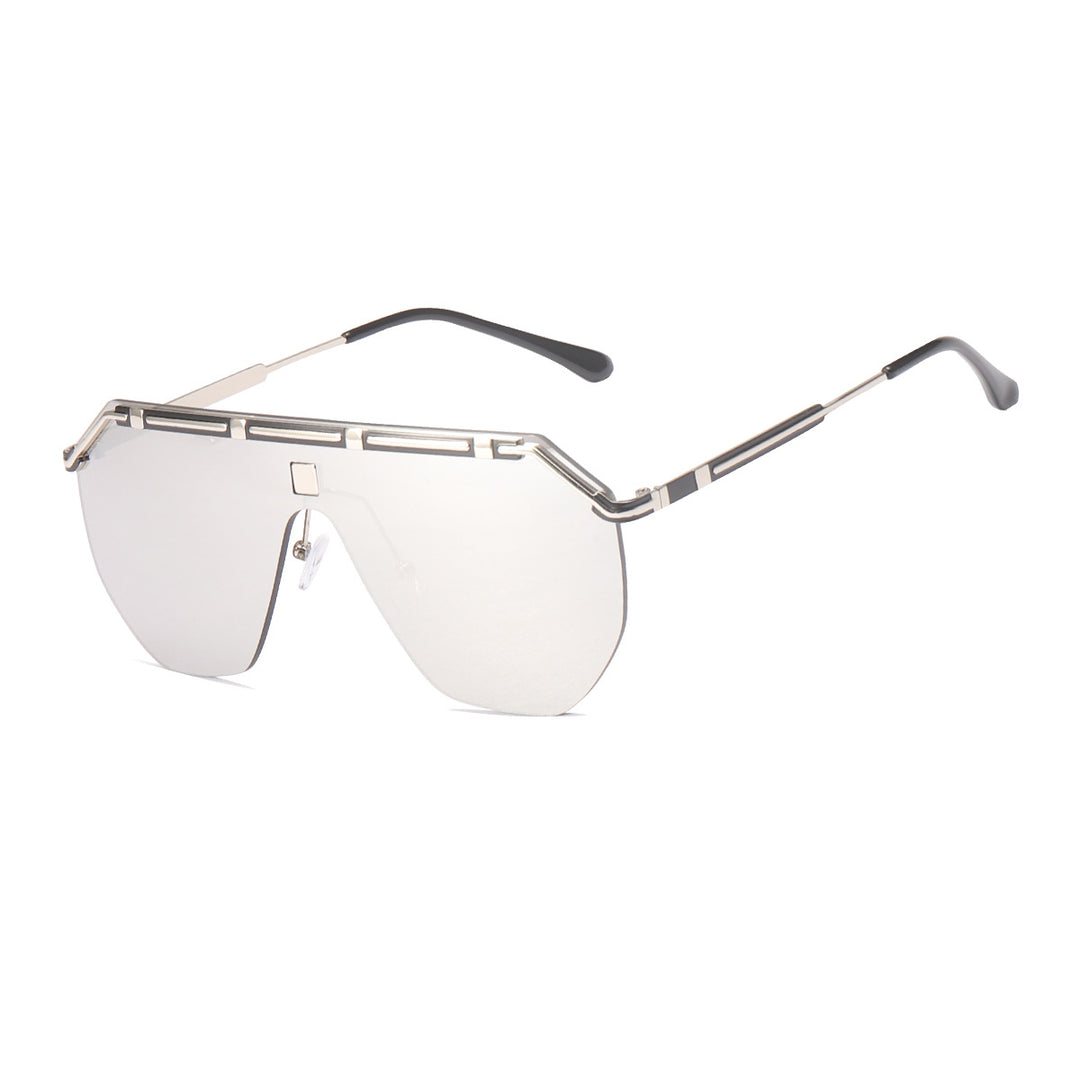 Damer geometrisk Oversized-solbrille Luvikno