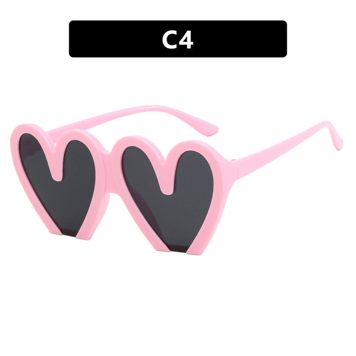 Dame hjerteformet solbrille Luvikno 1780928954