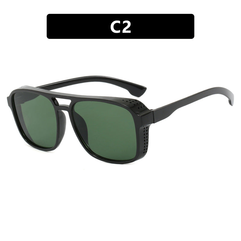 Dame moteriktig solbrille i trendy skilpaddemønster Luvikno