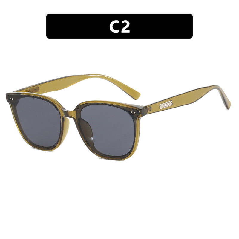 Dame oversized solbrille i elegant skilpaddemønster Luvikno