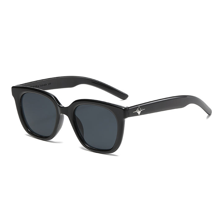 Dame moderne firkantet solbrille med stilfull ramme Luvikno