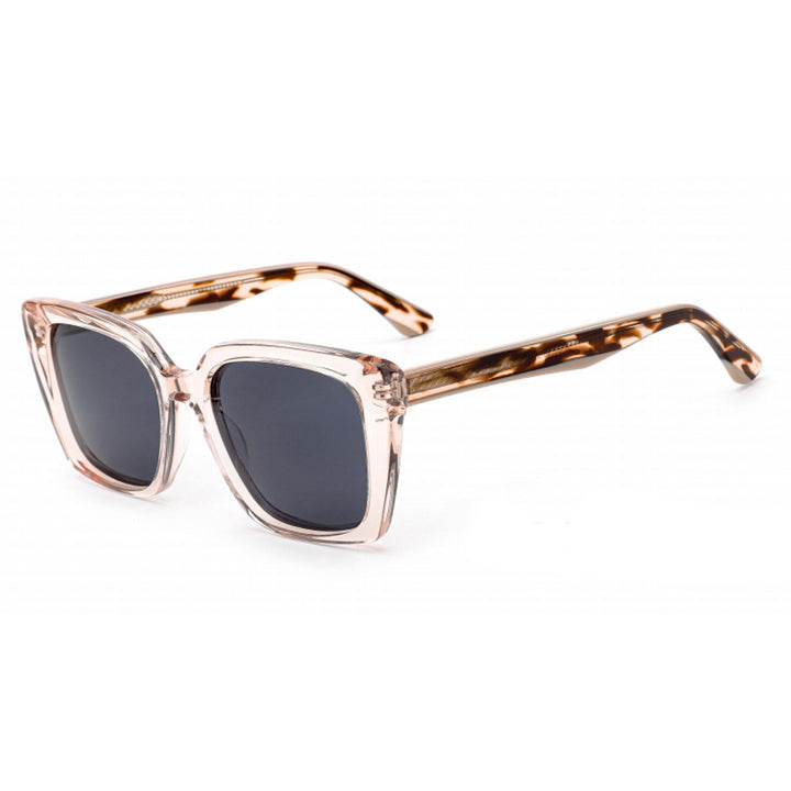 Damer oversized solbriller med matt finish og stilige detaljer Luvikno