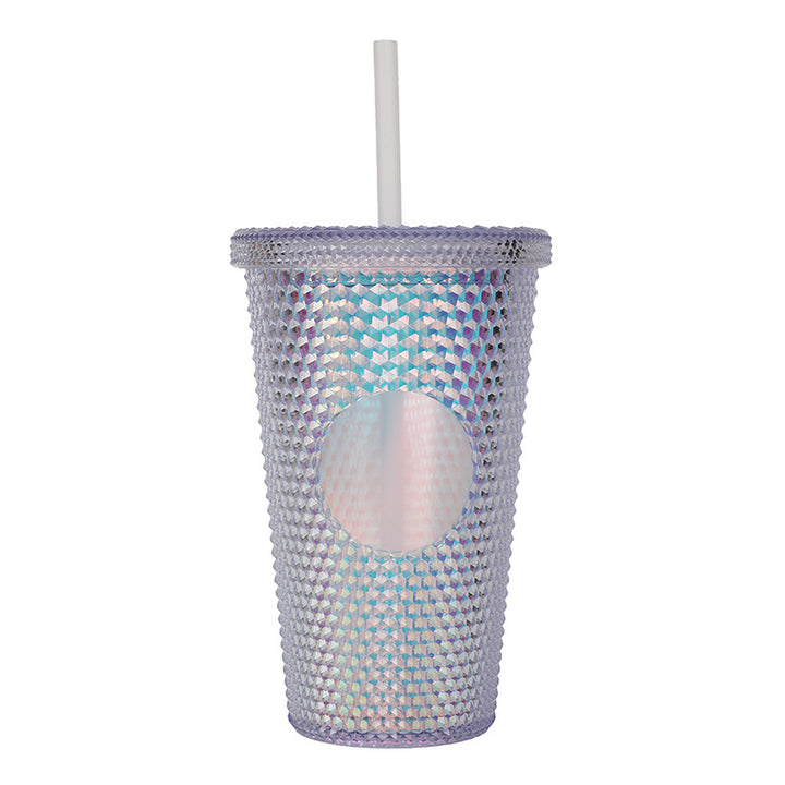 Unisex plastikkopp med teksturert design Luvikno