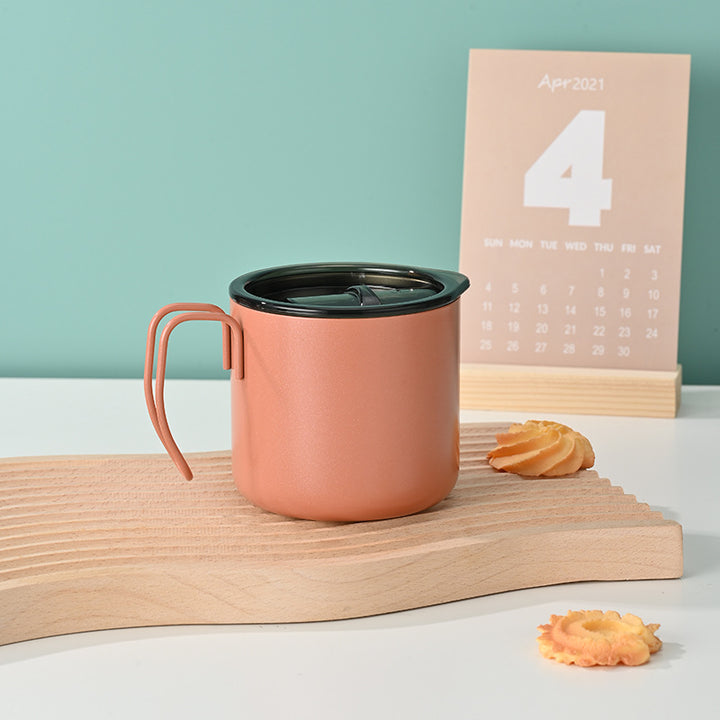 Dame funksjonell kaffekopp med gjennomsiktig lokk Luvikno