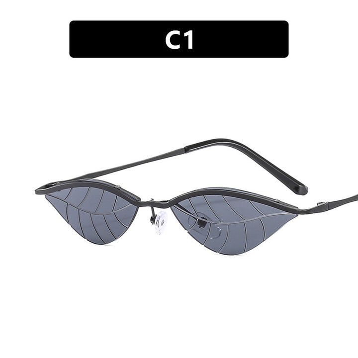 Dame Cat-Eye solbriller med innovativt bladdesign Luvikno