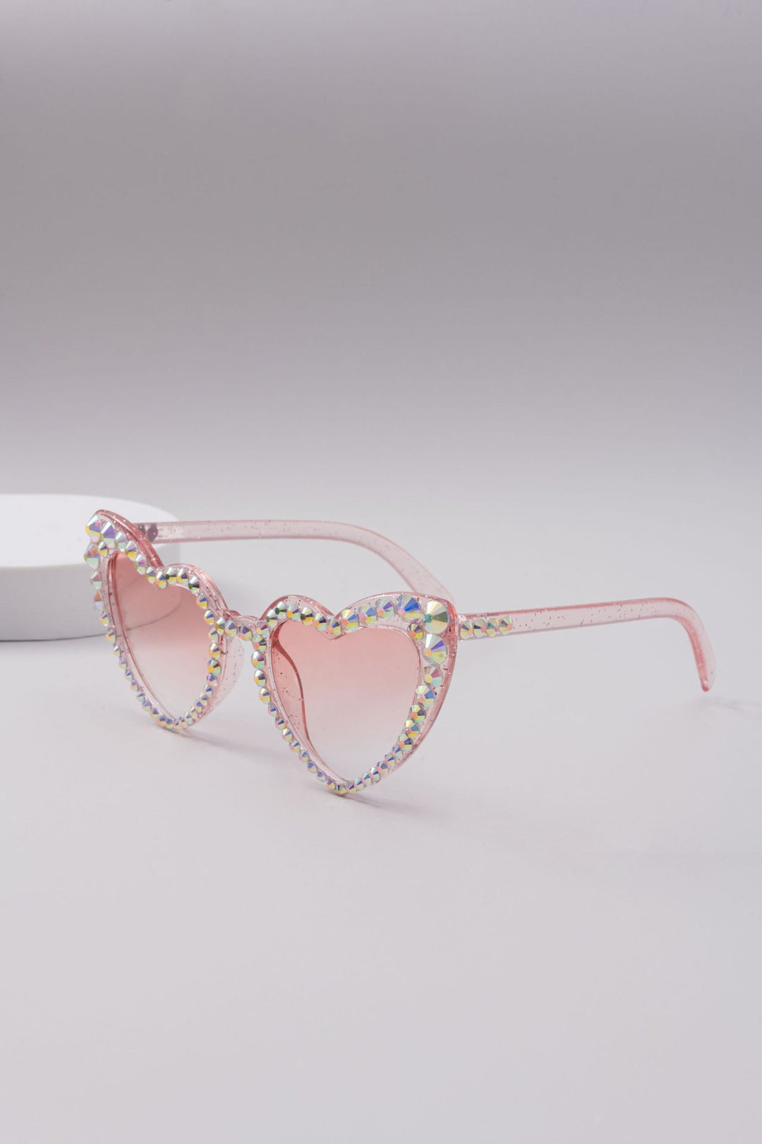Dame Hjerteformet Glitter-solbrille Luvikno