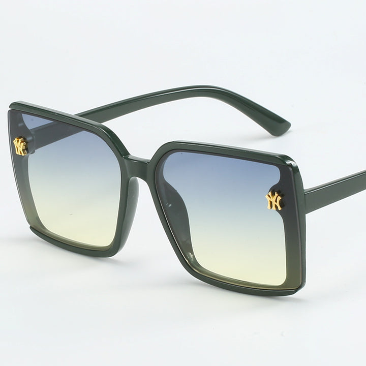 Dame Oversized-solbriller med elegante glass Luvikno