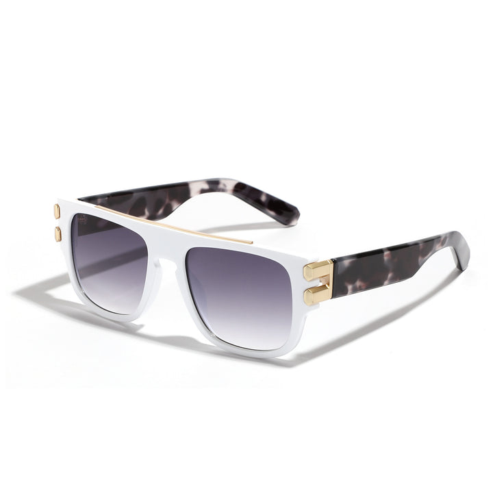 Damer trendy oversized solbriller med markant design Luvikno