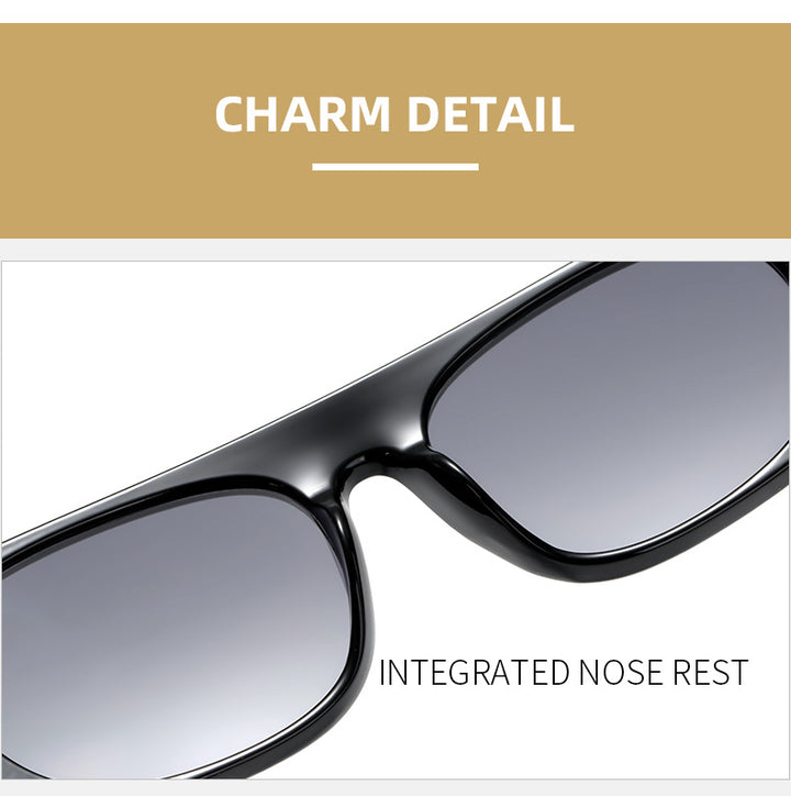 Dame moteriktig solbrille i elegant skjolddesign Luvikno
