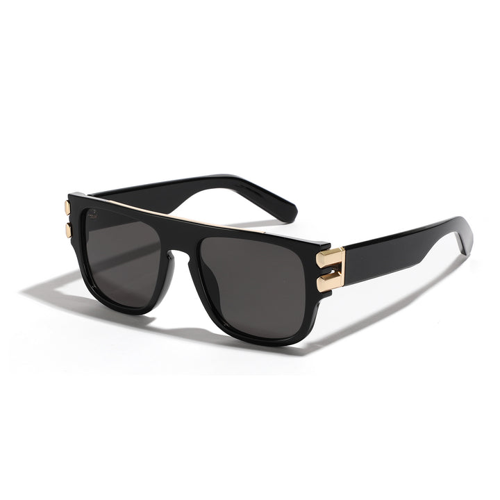 Damer trendy oversized solbriller med markant design Luvikno
