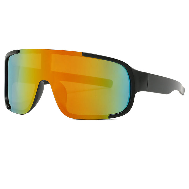 Damen moteriktig sportssolbrille med bred UV-beskyttelse Luvikno