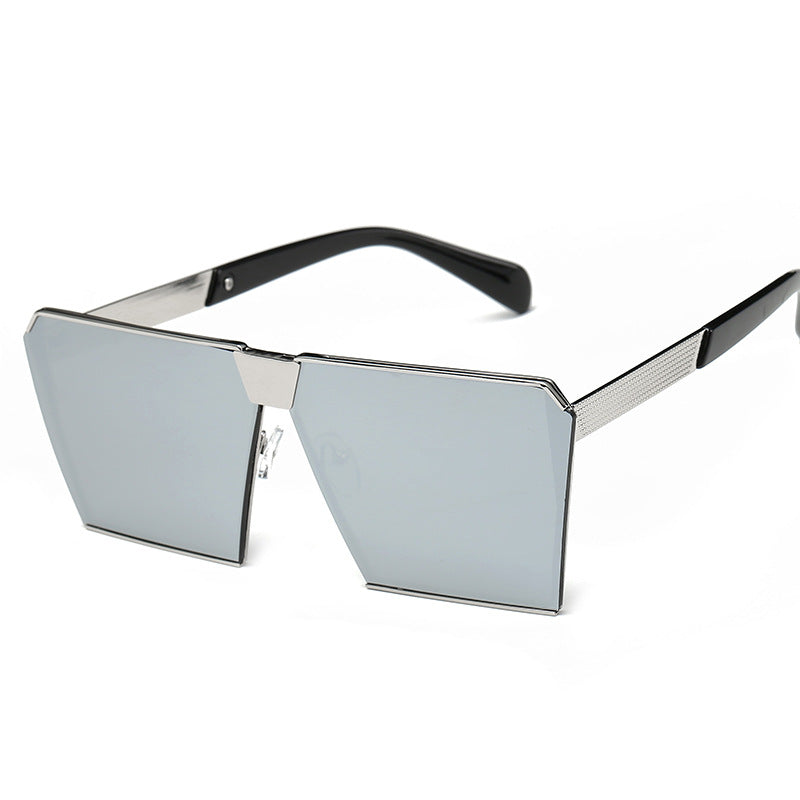 Dame oversized solbrille med markant kvadratisk design Luvikno
