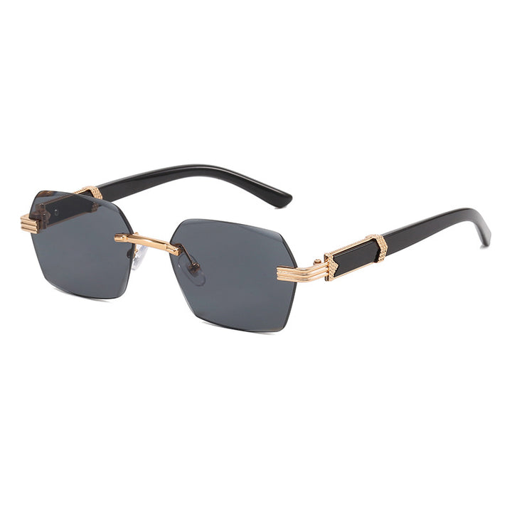 Dame Trendy geometriske solbriller Luvikno