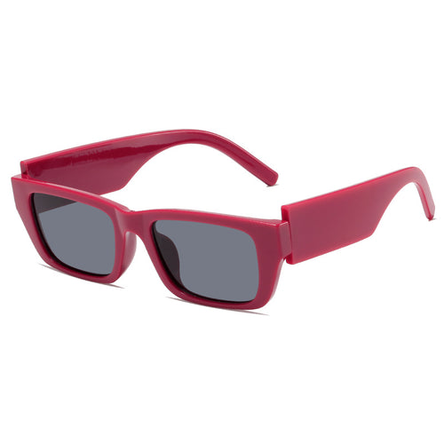 Dame moteriktig rektangulær solbrille i innovativ design Luvikno