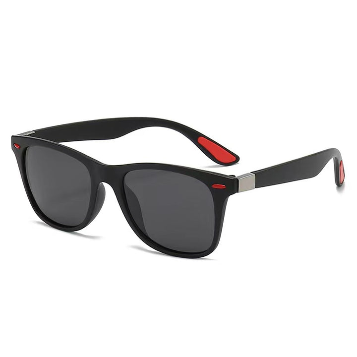 Dame stilige retro-solbriller med robust ramme Luvikno